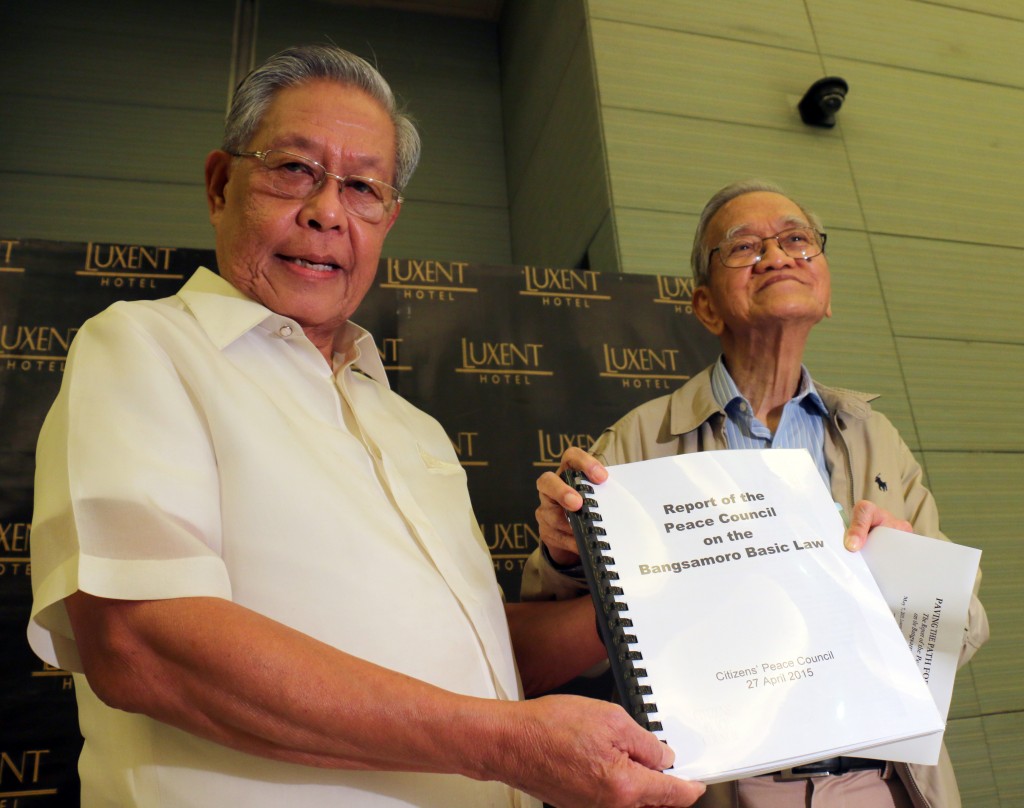 Hilario Davide and Howard Dee